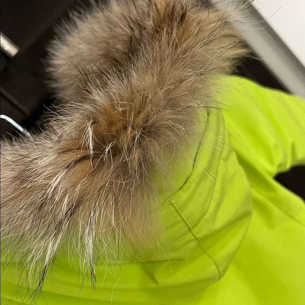Canada Goose Lime Green baby bunting bad Snowsuit - Picture 8 of 8